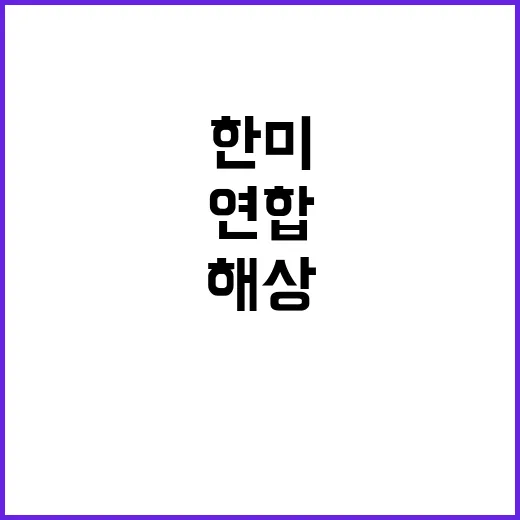 연합 훈련 한미 동…