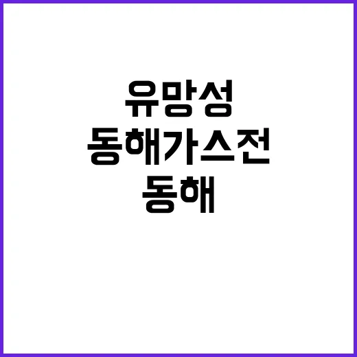 동해 가스전 우드사이드 자료로 밝혀진 유망성!