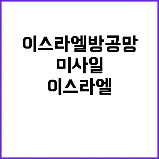 미사일 대량 발사 이스라엘 방공망 위협!