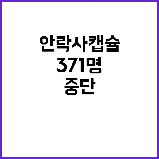 안락사 캡슐 371명 몰렸지만 즉시 중단된 이유!