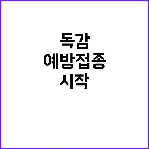 코로나19 예방접종 시작 독감백신 동시 접종 필수!