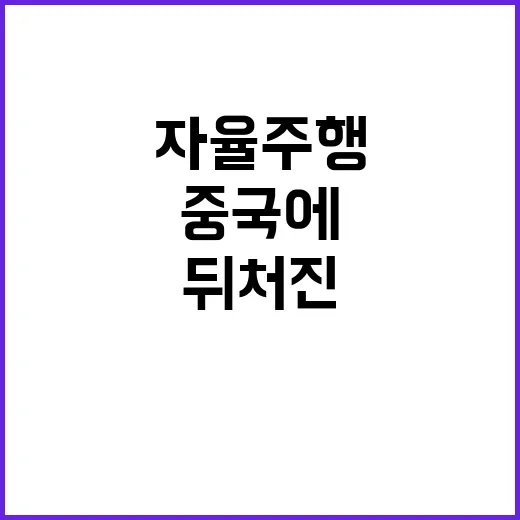 자율주행산업 미국과…