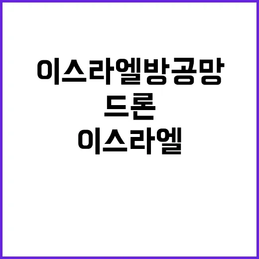 이스라엘 방공망 드론 공격에 대패한 군인들!