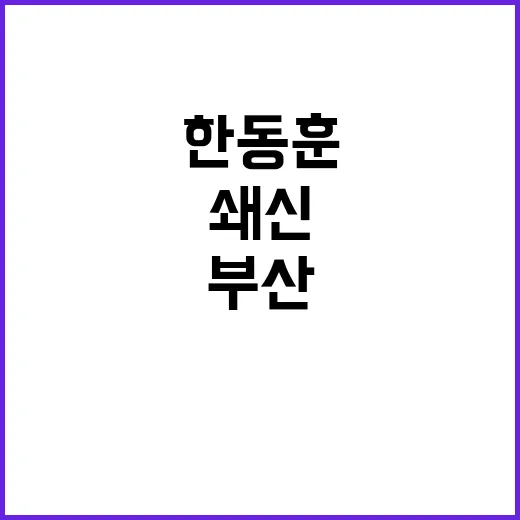 당정쇄신 한동훈 부…