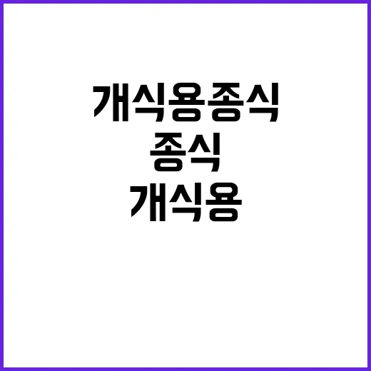 개식용종식 식약처의…