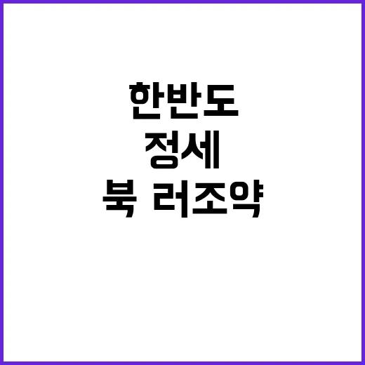 북·러조약 한반도 …