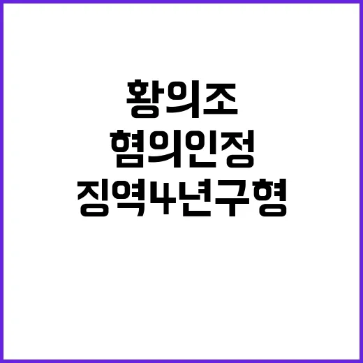 황의조 모든 혐의 인정! 징역 4년 구형