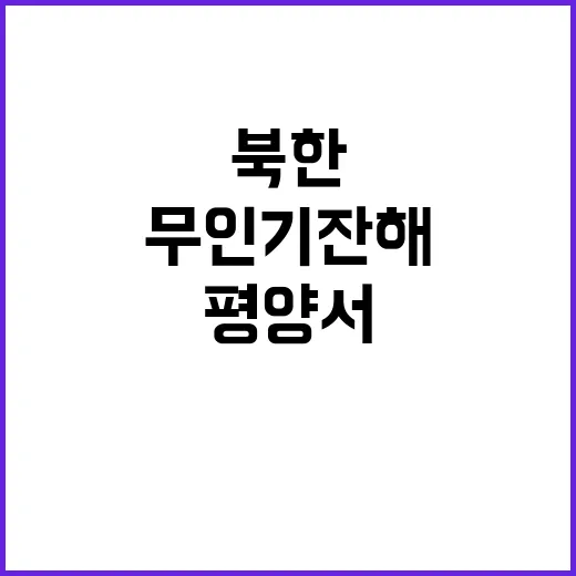 북한 평양서 무인기 잔해 발견한 충격적 사실!