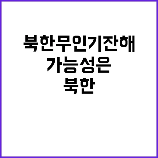 북한 무인기 잔해 복제품 가능성은 사실일까?