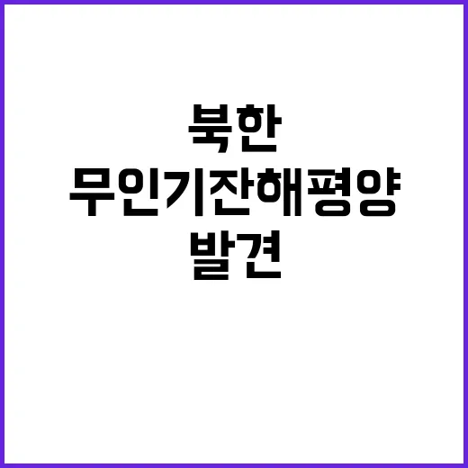 북한 무인기 잔해 평양에서 발견된 사진의 진실!