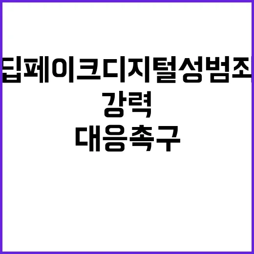 딥페이크 디지털 성…