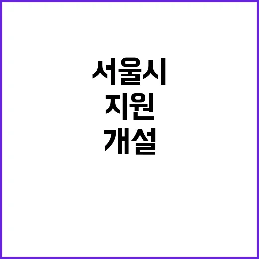 서울시 고립 시민 지원 24시 콜센터 개설!