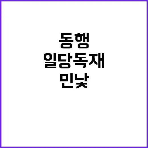 동행명령장 일당독재…