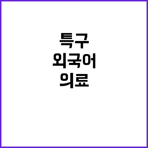 의료관광 특구 외국…