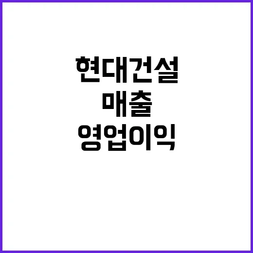 현대건설 매출 25…