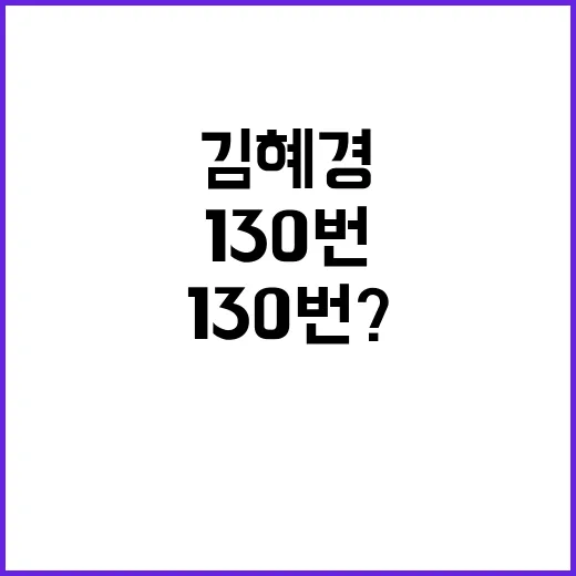 압색 130번? 김혜경 사건 검찰의 책임은?