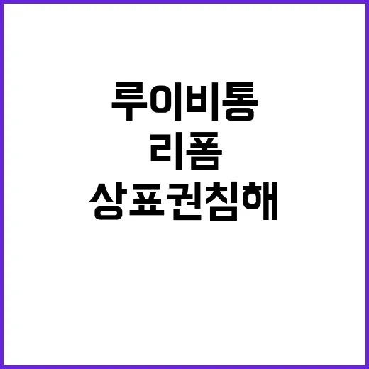 루이비통 리폼 제품…