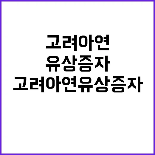 고려아연 유상증자에 따른 투자자들의 기대감 증가!