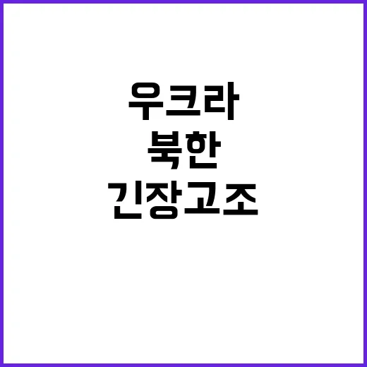 북한 우크라 영토 침범? 전 세계 긴장 고조!