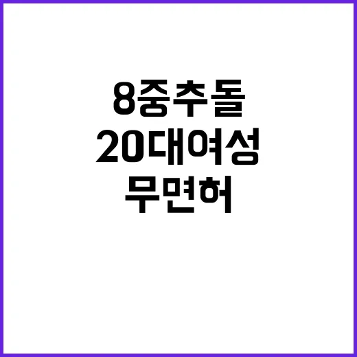 ‘무면허 8중 추돌’ 20대 여성 영장심사 침묵 중!