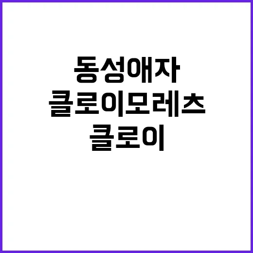 동성애자 고백! 클로이 모레츠의 진심 공개