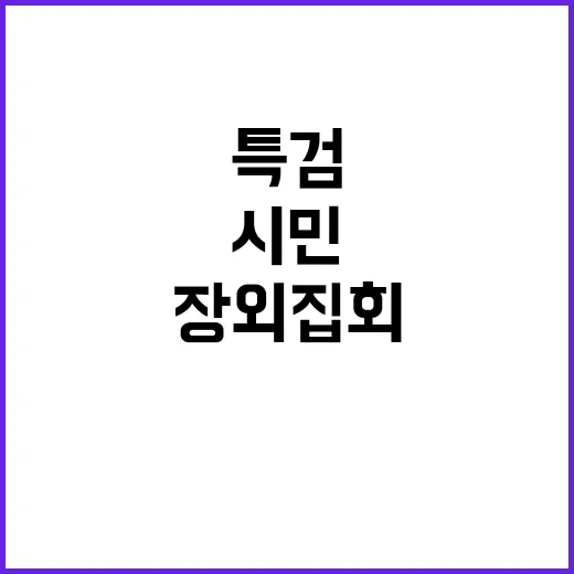 특검공세 민주당 장외집회로 시민단체 연대 기대!