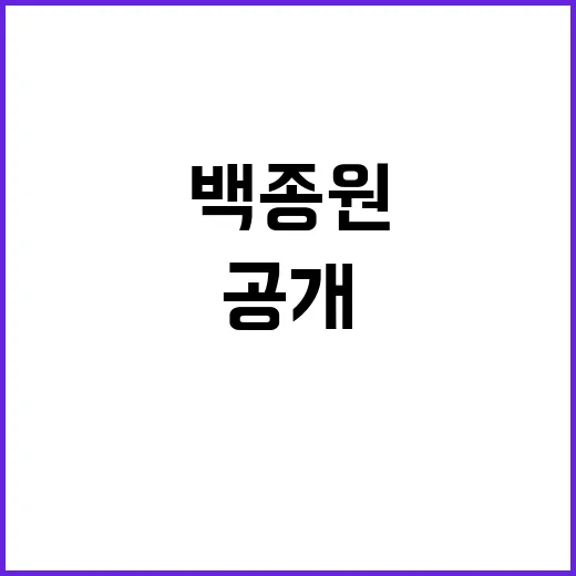 한식 백종원의 세계적 비전 공개! 클릭必!