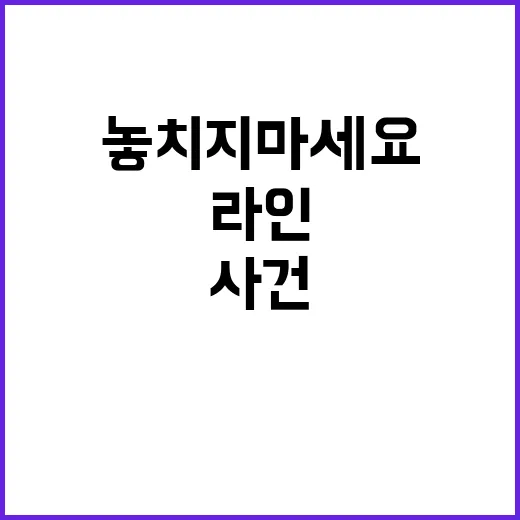 헤드라인 오늘의 중요한 사건들 놓치지 마세요!