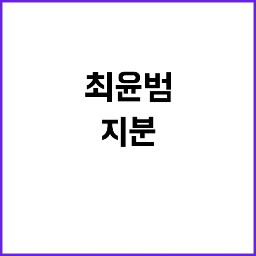 MBK 지분 격차 최윤범의 자신감 폭발!