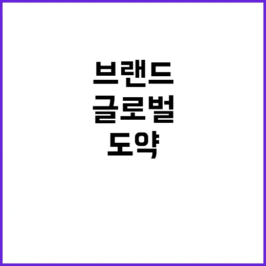 백년소상공인 글로벌 브랜드로 도약하는 비밀 공개!