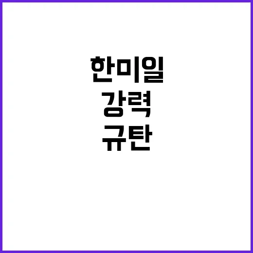 한중 정상회담 한미일의 강력한 러북 규탄!