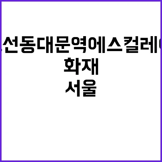 화재 서울 4호선 …