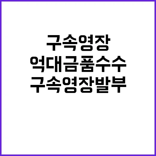 억대 금품수수 한국…