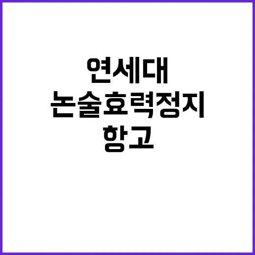 연세대 즉시항고로 …