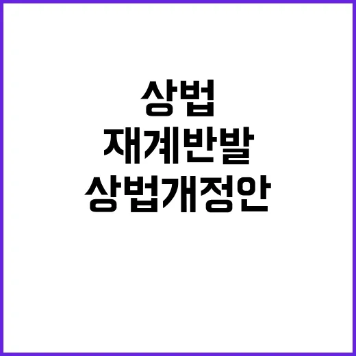 상법개정안 재계 반…