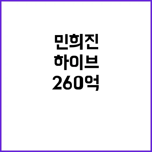 260억 갈등 하이…