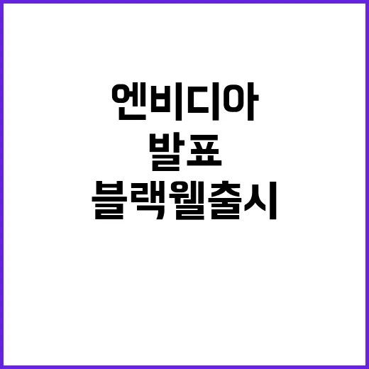 블랙웰 출시 엔비디…