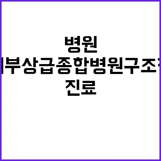 복지부 상급종합병원…