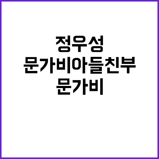 정우성 문가비 아들 친부 정체 공개!