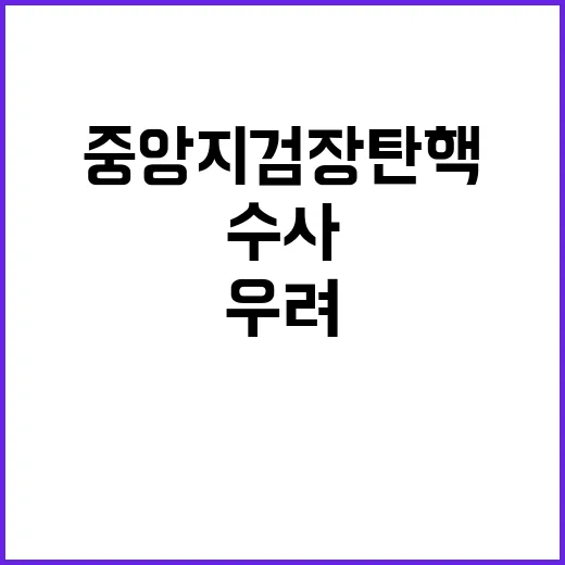 중앙지검장 탄핵 민…