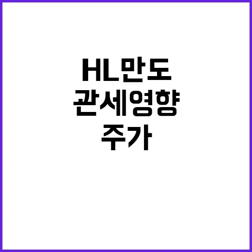 HL만도 미국 관세…