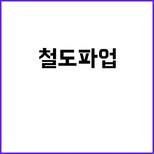 철도파업 발발? K…