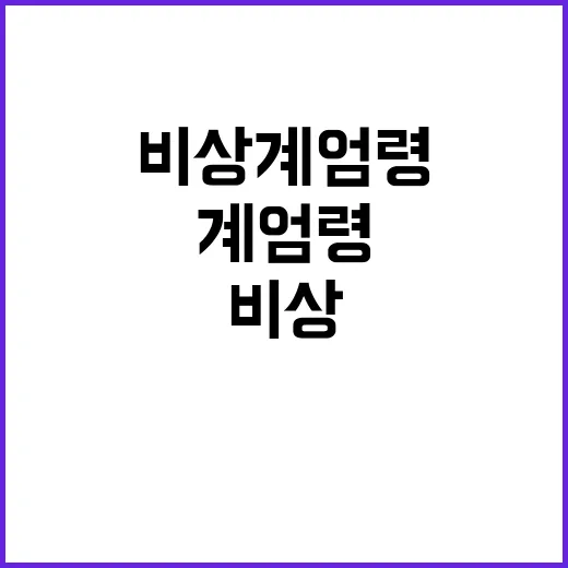 부산 비상계엄령 후 뜨거운 반응 쏟아진다!