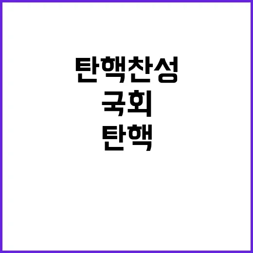 탄핵찬성 인파 국회 앞 긴장감 최고조!