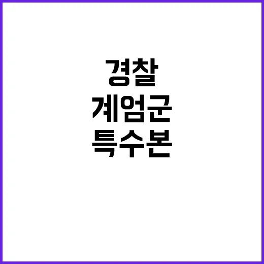 계엄군 투입 경찰 …