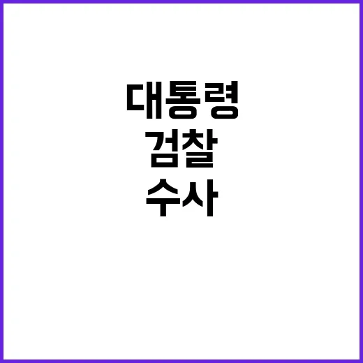 검찰 대통령 피의자…