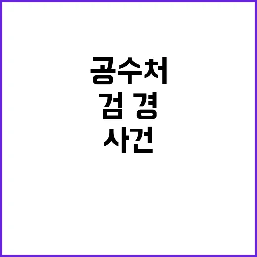 공수처 요청…검·경…