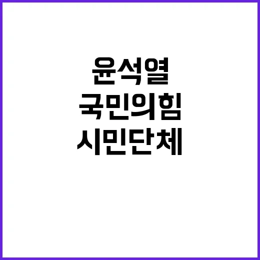 포항시민단체 윤석열…