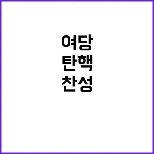 탄핵 표결 여당 2…