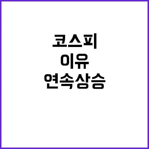 코스피 나흘 연속 …